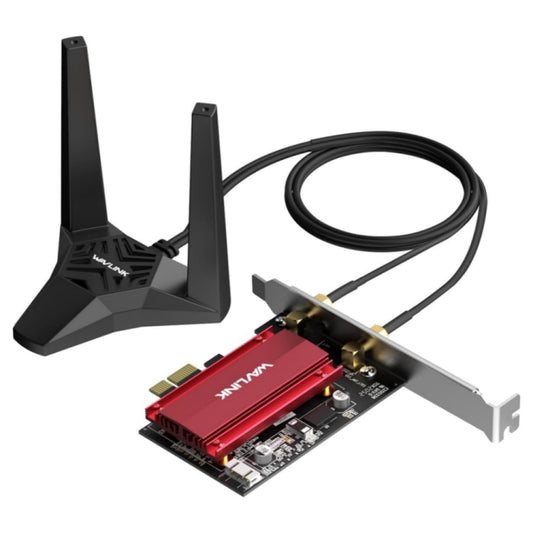 WAVLINK WN675X3-PCIE Tri-band 5400Mbps WiFi 6E PCIe Wireless Adapter BT 5.3 Network Card - USB Network Adapter by WAVLINK | Online Shopping UK | buy2fix