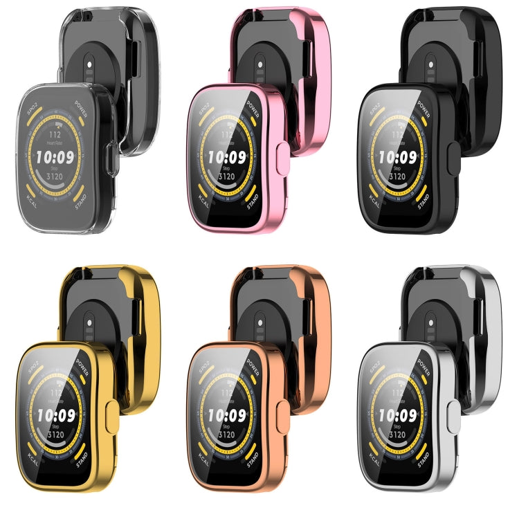 For Amazfit Bip 5 All-Inclusive TPU Protective Case(Sliver) - Watch Cases by buy2fix | Online Shopping UK | buy2fix