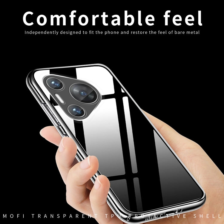For Huawei P70 MOFI Ming Series Ultra-thin TPU Phone Case(Transparent) - Huawei Cases by MOFI | Online Shopping UK | buy2fix