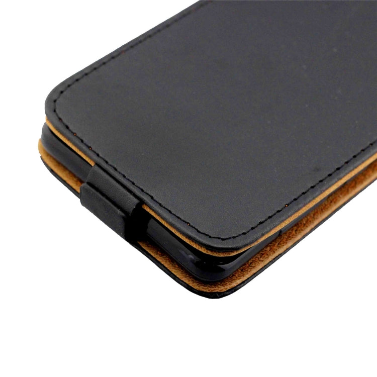 For iPhone 16 Plus Vertical Flip Leather Phone Case with Card Slot(Black) - iPhone 16 Plus Cases by buy2fix | Online Shopping UK | buy2fix