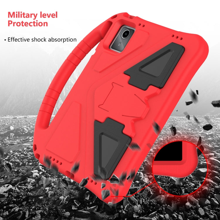 For Lenovo Tab M11 /Xiaoxin Pad 11 2024 EVA Shockproof Tablet Case with Holder(Red) - Lenovo by buy2fix | Online Shopping UK | buy2fix