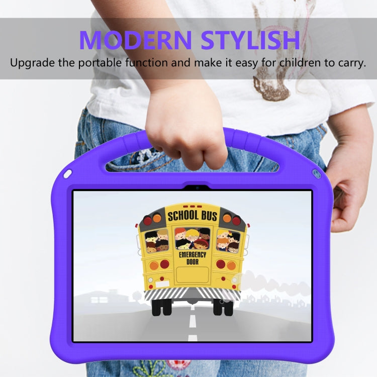 For Lenovo Tab M11 /Xiaoxin Pad 11 2024 EVA Shockproof Tablet Case with Holder(Purple) - Lenovo by buy2fix | Online Shopping UK | buy2fix