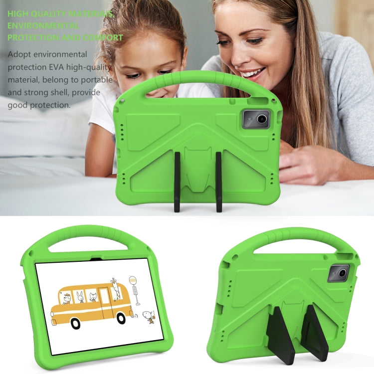 For Lenovo Tab M11 /Xiaoxin Pad 11 2024 EVA Shockproof Tablet Case with Holder(Green) - Lenovo by buy2fix | Online Shopping UK | buy2fix