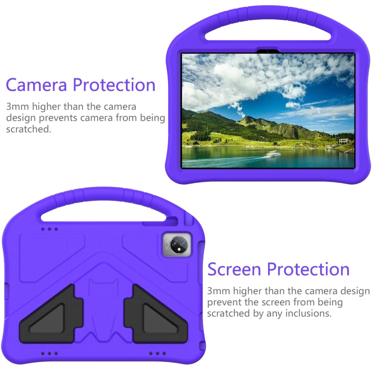 For Blackview Tab 8 2020 EVA Shockproof Tablet Case with Holder(Purple) - Others by buy2fix | Online Shopping UK | buy2fix