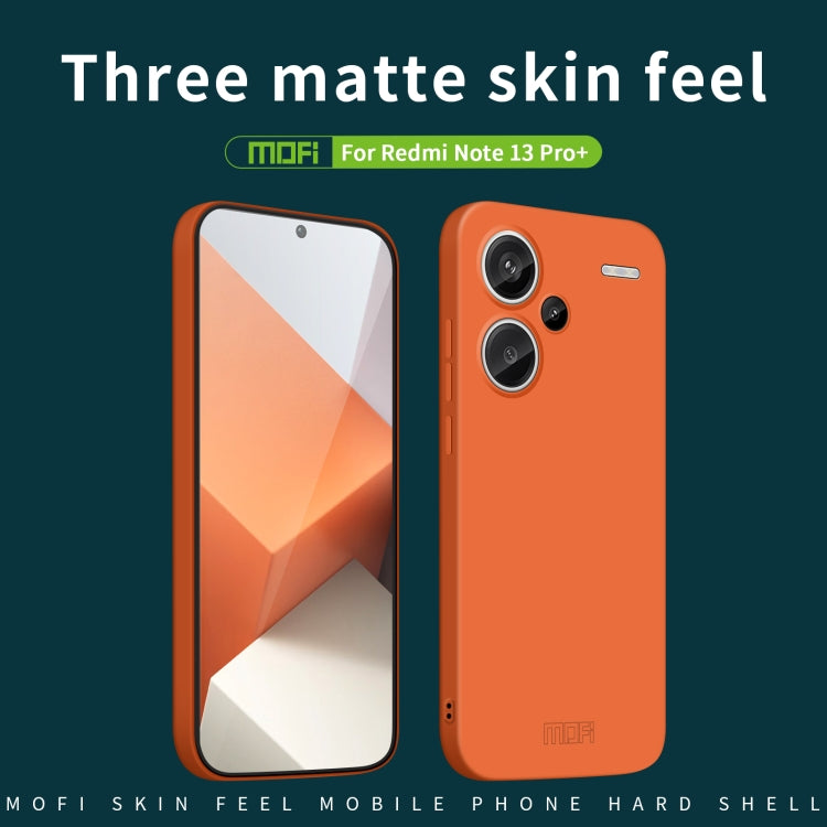 For Xiaomi Redmi Note 13 Pro+ MOFI Qin Series Skin Feel All-inclusive PC Phone Case(Black) - Note 13 Pro+ Cases by MOFI | Online Shopping UK | buy2fix