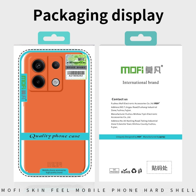 For Xiaomi Redmi K70E MOFI Qin Series Skin Feel All-inclusive PC Phone Case(Pink) - K70E Cases by MOFI | Online Shopping UK | buy2fix