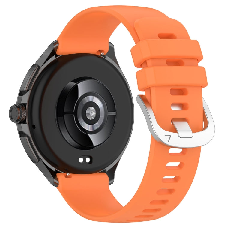 For Xiaomi Watch S3 Glossy Surface Silicone Watch Band(Orange) - Watch Bands by buy2fix | Online Shopping UK | buy2fix