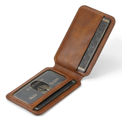 For iPhone 14 Plus Suteni H15 MagSafe Oil Eax Leather Detachable Wallet Back Phone Case(Blue) - iPhone 14 Plus Cases by Suteni | Online Shopping UK | buy2fix