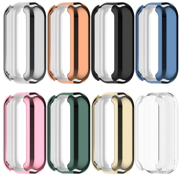 For Xiaomi Smart Band 8 Active Full Package TPU Electroplated Watch Protective Case(Light Gold) - Watch Cases by buy2fix | Online Shopping UK | buy2fix