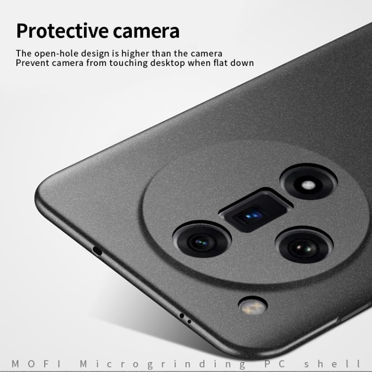For OPPO Find X7 MOFI Fandun Series Frosted PC Ultra-thin All-inclusive Phone Case(Black) - Find X7 Cases by MOFI | Online Shopping UK | buy2fix