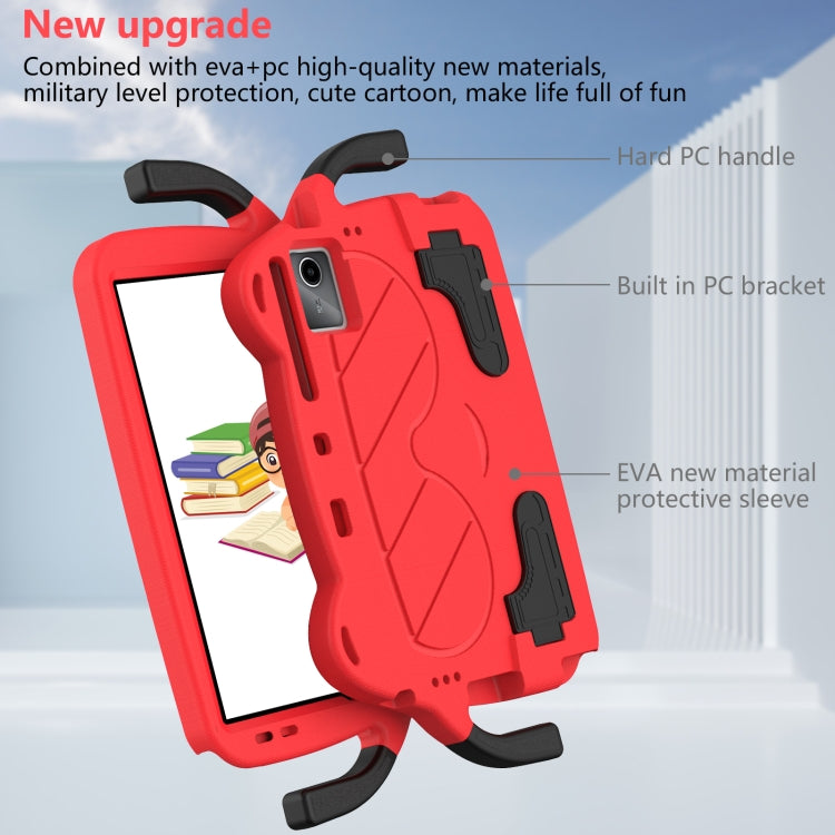 For DOOGEE T30 Pro 11 2023 Ice Baby EVA Shockproof Hard PC Tablet Case(Red+Black) - Others by buy2fix | Online Shopping UK | buy2fix