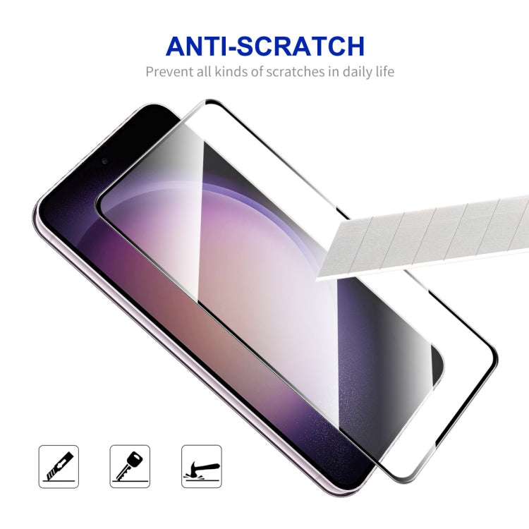 For Samsung Galaxy S25 / S24 5G ENKAY Hat-Prince 0.18mm High Aluminum-silicon Tempered Glass Film, Support Ultrasonic Fingerprint Unclock - Galaxy S24 5G Tempered Glass by ENKAY | Online Shopping UK | buy2fix