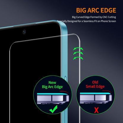 For OPPO A2 ENKAY 9H Big Arc Edge High Aluminum-silicon Tempered Glass Film - OPPO Tempered Glass by ENKAY | Online Shopping UK | buy2fix