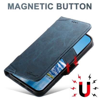 For iPhone 16 Plus SUTENI J07 Multifunctional Horizontal Flip Magsafe Leather Phone Case(Blue) - iPhone 16 Plus Cases by Suteni | Online Shopping UK | buy2fix