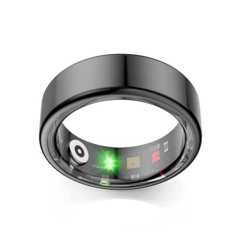 R02 SIZE 9 Smart Ring, Support Heart Rate / Blood Oxygen / Sleep Monitoring / Multiple Sports Modes(Black) - Smart Rings / Smart Telephones by buy2fix | Online Shopping UK | buy2fix