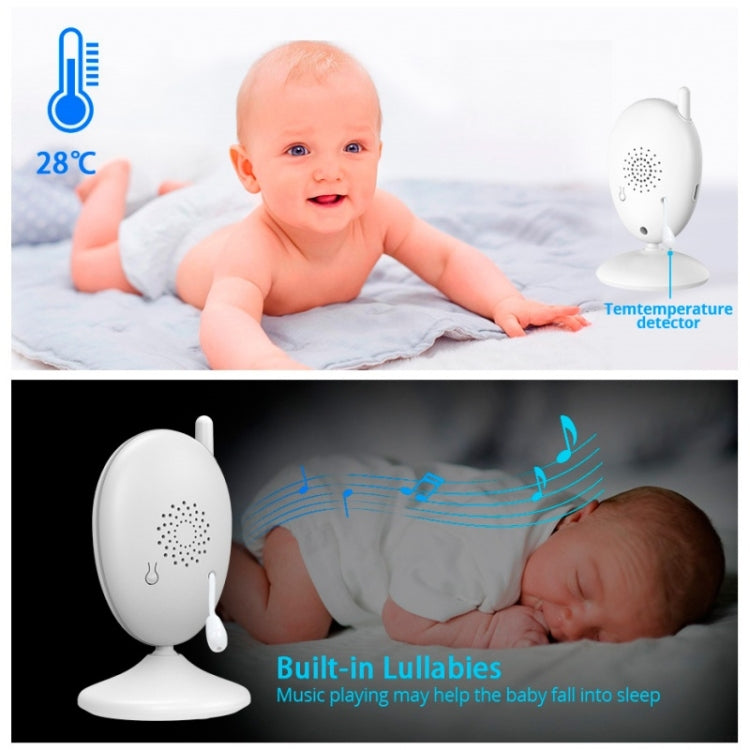 R306 Room Temperature Monitor Intercom Camera 2.0-inch Night Vision Wireless Baby Monitor(AU Plug) - Baby Monitor by buy2fix | Online Shopping UK | buy2fix