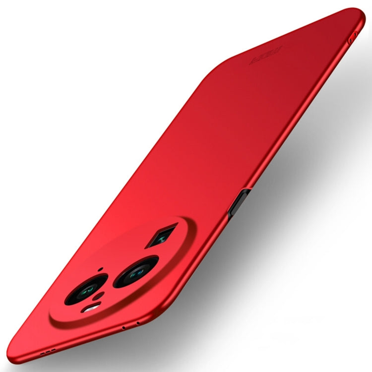 For OPPO Find X6 Pro MOFI Micro-Frosted PC Ultra-thin Hard Phone Case(Red) - OPPO Cases by MOFI | Online Shopping UK | buy2fix