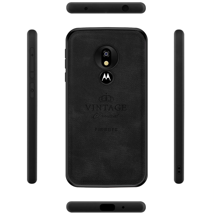 PINWUYO Shockproof Waterproof Full Coverage PC + TPU + Skin Protective Case for Motorola Moto G7 Power (Eurasian Version)(Brown) - Motorola Cases by PINWUYO | Online Shopping UK | buy2fix