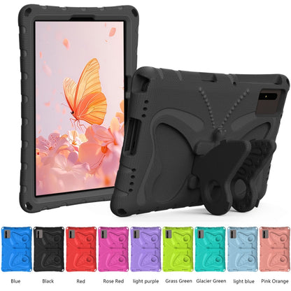 For Samsung Galaxy Tab S9 FE X510 Butterfly Bracket EVA Shockproof Tablet Case(Black) - Galaxy Tab S9 FE by buy2fix | Online Shopping UK | buy2fix