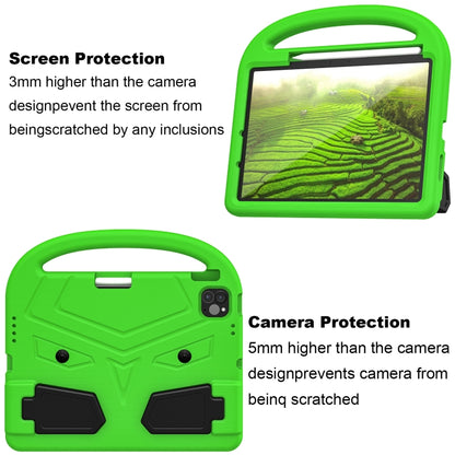 For iPad Air 11 2025 / 2024 Sparrow Style Shockproof Kickstand EVA Tablet Case(Green) - iPad Air 11 2025 / 2024 Cases by buy2fix | Online Shopping UK | buy2fix