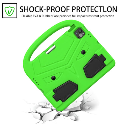 For iPad Air 11 2025 / 2024 Sparrow Style Shockproof Kickstand EVA Tablet Case(Green) - iPad Air 11 2025 / 2024 Cases by buy2fix | Online Shopping UK | buy2fix