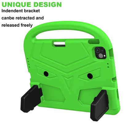 For iPad Air 11 2025 / 2024 Sparrow Style Shockproof Kickstand EVA Tablet Case(Green) - iPad Air 11 2025 / 2024 Cases by buy2fix | Online Shopping UK | buy2fix