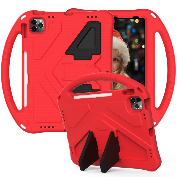 For iPad Pro 11 2024 EVA Shockproof Tablet Case with Holder(Red) - iPad Pro 11 2024 Cases by buy2fix | Online Shopping UK | buy2fix