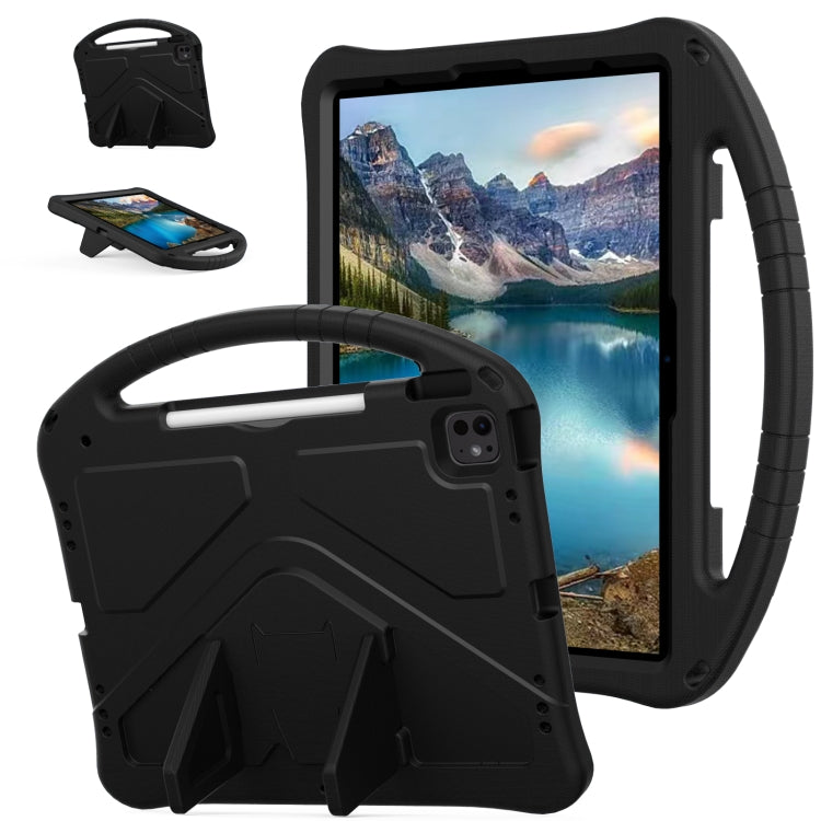 For iPad Air 13 2025 / 2024 EVA Shockproof Tablet Case with Holder(Black) - iPad Air 13 2025 / 2024 Cases by buy2fix | Online Shopping UK | buy2fix