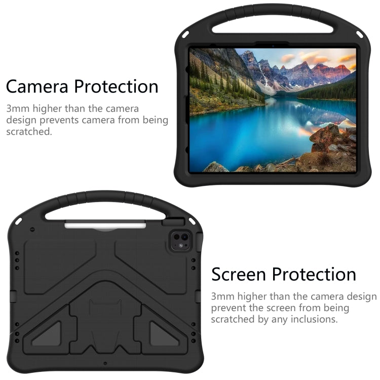 For iPad Air 13 2025 / 2024 EVA Shockproof Tablet Case with Holder(Black) - iPad Air 13 2025 / 2024 Cases by buy2fix | Online Shopping UK | buy2fix