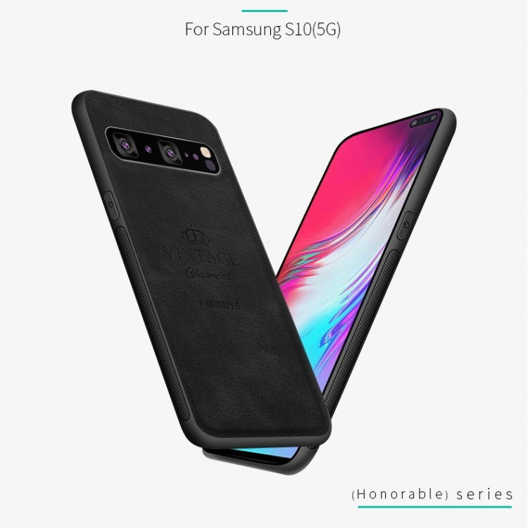 PINWUYO Shockproof Waterproof Full Coverage PC + TPU + Skin Protective Case for Galaxy S10 5G(Gray) - Galaxy Phone Cases by PINWUYO | Online Shopping UK | buy2fix