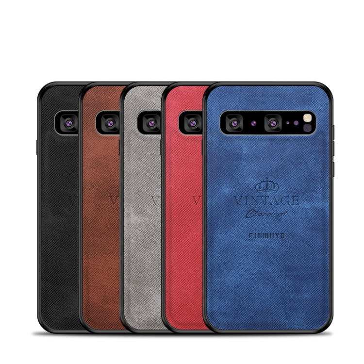 PINWUYO Shockproof Waterproof Full Coverage PC + TPU + Skin Protective Case for Galaxy S10 5G(Red) - Galaxy Phone Cases by PINWUYO | Online Shopping UK | buy2fix