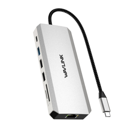 WAVLINK UMD306 12 in 1 Dual 8K Triple Monitor Multiport Adapter - USB HUB by WAVLINK | Online Shopping UK | buy2fix