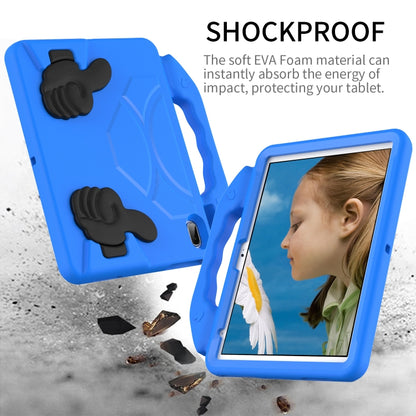 For iPad Air 11 2024 Children EVA Shockproof Tablet Case with Thumb Bracket(Blue) - iPad Air 11 2024 Cases by buy2fix | Online Shopping UK | buy2fix