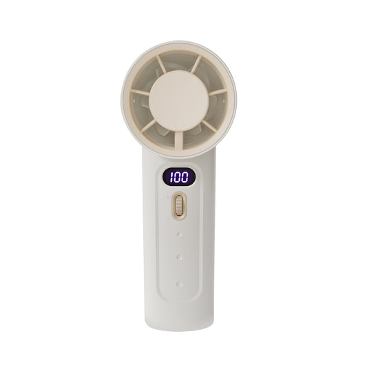 FC1 100 Wind Speed Levels Summer Cooler Desktop Fan Turbine Handheld Fan(White) - Electric Fans by buy2fix | Online Shopping UK | buy2fix