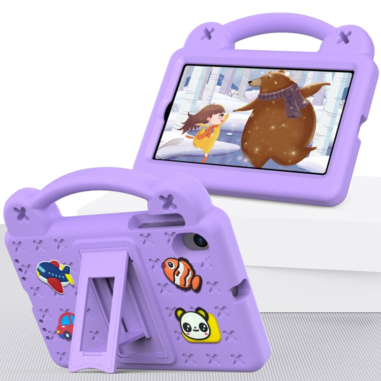 For Walmart Onn 7.0 Gen4 2024 Handle Kickstand Children EVA Shockproof Tablet Case(Light Purple) - Others by buy2fix | Online Shopping UK | buy2fix