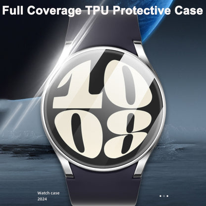 For Samsung Galaxy Watch Ultra 47mm Hollow Out TPU Electroplated Watch Protective Case(Black) - Watch Cases by buy2fix | Online Shopping UK | buy2fix