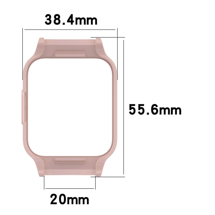 For Redmi Watch 2 Half Pack PC Watch Protective Case(Transparent) - Watch Cases by buy2fix | Online Shopping UK | buy2fix