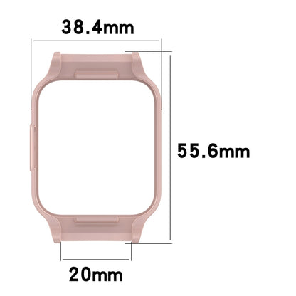 For Redmi Watch 3 Active Half Pack PC Watch Protective Case(Pink) - Watch Cases by buy2fix | Online Shopping UK | buy2fix