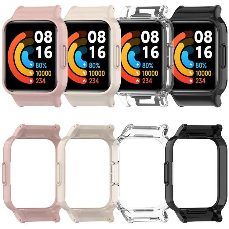 For Redmi Watch 4 Half Pack PC Watch Protective Case(Transparent) - Watch Cases by buy2fix | Online Shopping UK | buy2fix