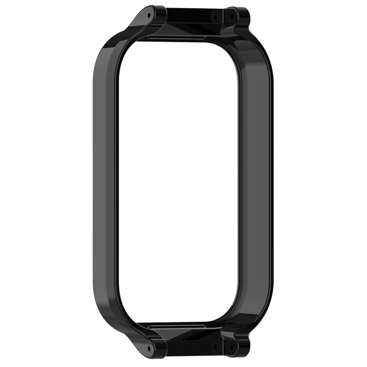 For Xiaomi Smart Band 8 Active Half Pack PC Watch Protective Case(Black) - Watch Cases by buy2fix | Online Shopping UK | buy2fix