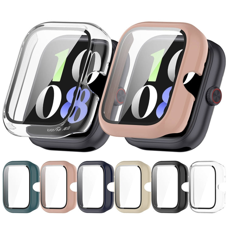 For vivo Watch GT PC + Tempered Glass Film Integrated Watch Protective Case(Transparent White) - Watch Case by buy2fix | Online Shopping UK | buy2fix