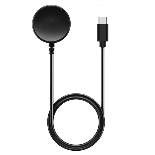 For Samsung Galaxy Watch 7 USB-C / Type-C Interface Smart Watch Magnetic Charging Cable(Black) - Charger by buy2fix | Online Shopping UK | buy2fix