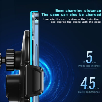 SD11 Car Mount Air Vent Phone Holder 15W Fast Charging Car Wireless Charger - Wireless Charging Pads by buy2fix | Online Shopping UK | buy2fix