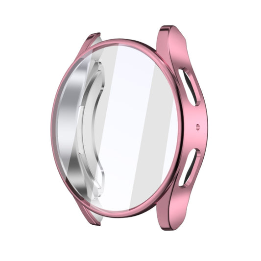 For Samsun Galaxy Watch 7 40mm Full Coverage TPU Electroplated Watch Protective Case(Pink) - Watch Cases by buy2fix | Online Shopping UK | buy2fix