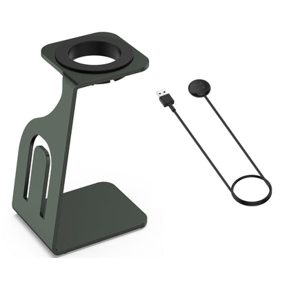 For  Fitbit Ace LTE Aluminum Alloy Watch Charging Stand with Charger(Gray) - Charger by buy2fix | Online Shopping UK | buy2fix