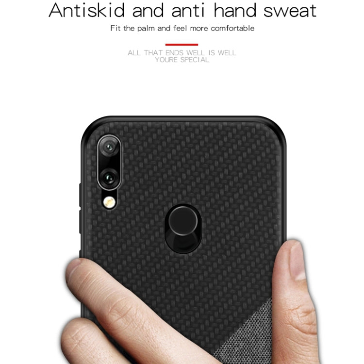 PINWUYO Honors Series Shockproof PC + TPU Protective Case for Huawei Y7 2019 (Fingerprint Hole) / Y7 Prime 2019(Black) - Huawei Cases by PINWUYO | Online Shopping UK | buy2fix