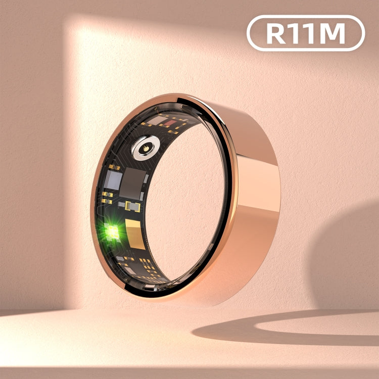 R11M SIZE 13 Smart Ring, Support Heart Rate / Blood Oxygen / Sleep / Multiple Sports Modes(Gold) - Smart Rings / Smart Telephones by buy2fix | Online Shopping UK | buy2fix