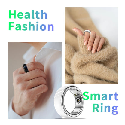 R8 SIZE 16 Smart Ring, Support Heart Rate / Blood Oxygen / Sleep / Multiple Sports Modes(Black) - Smart Rings / Smart Telephones by buy2fix | Online Shopping UK | buy2fix