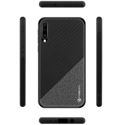 PINWUYO Honors Series Shockproof PC + TPU Protective Case for Galaxy A50(Brown) - Galaxy Phone Cases by PINWUYO | Online Shopping UK | buy2fix