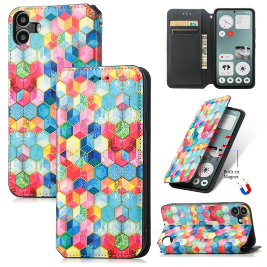 For Nothing CMF Phone 1 CaseNeo Colorful Magnetic Leather Phone Case(Magic Space) - More Brand by buy2fix | Online Shopping UK | buy2fix